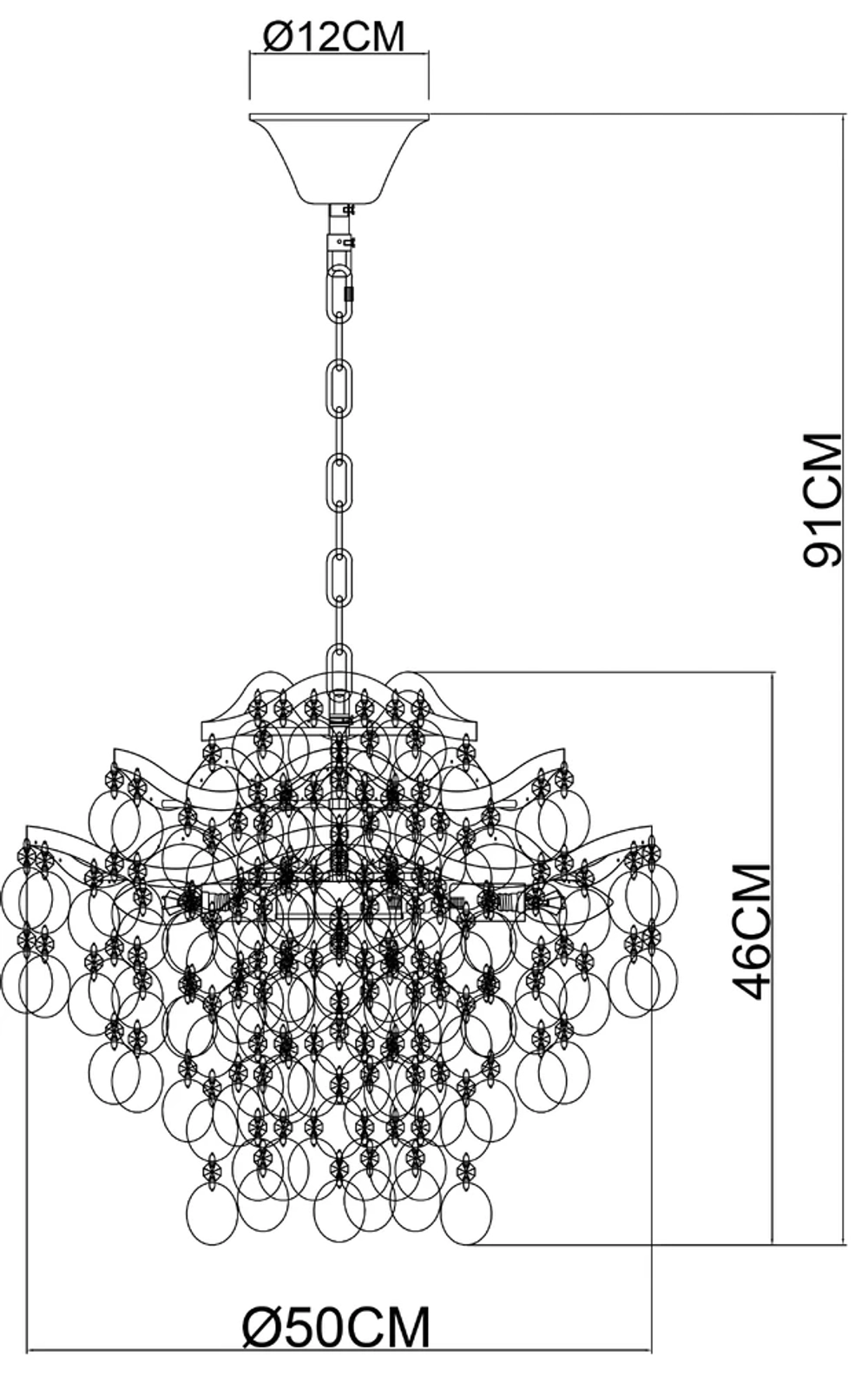 Подвесная люстра Arte Lamp PIPIRIMA A4065SP-6SG
