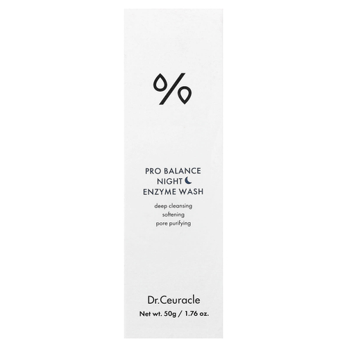 Dr. Ceuracle, Pro Balance Night Enzyme Wash, 50 г (1,76 унции)