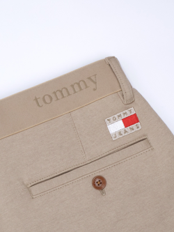 Брюки Tommy Jeans Tommy Collection Split-Hem Horseradish