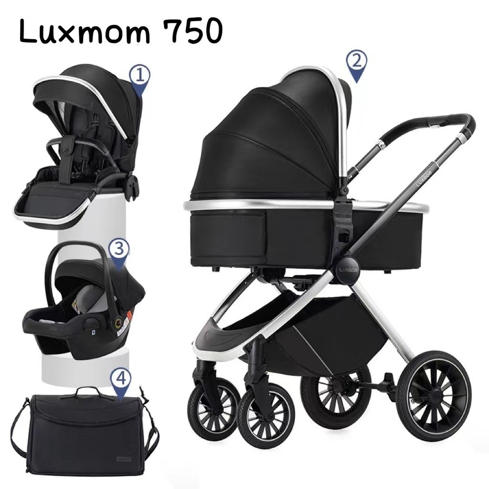Коляска 2 в 1 Luxmom 750