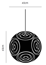 Pendant design lamp  Curve Ball by Tom Dixon (Silver)