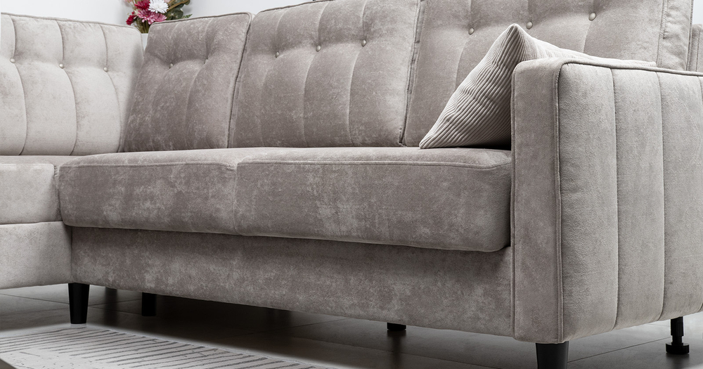 Арно Диван - кровать угловой (Арт. ТД 563 Лаки 02 (серый жемчуг))