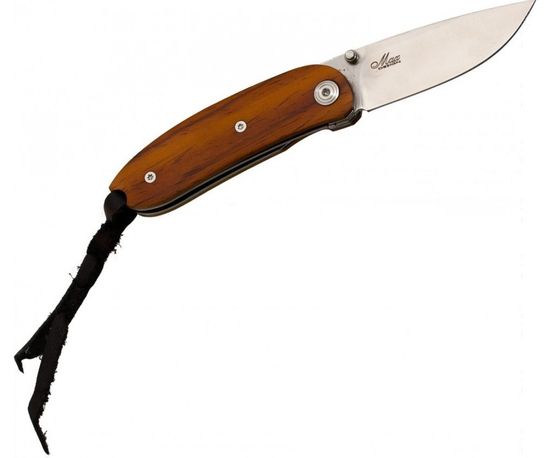 Складной нож Lion Steel "MINI" L/8210 ST c клинком из стали D2, рукоять дерево (Сантос)