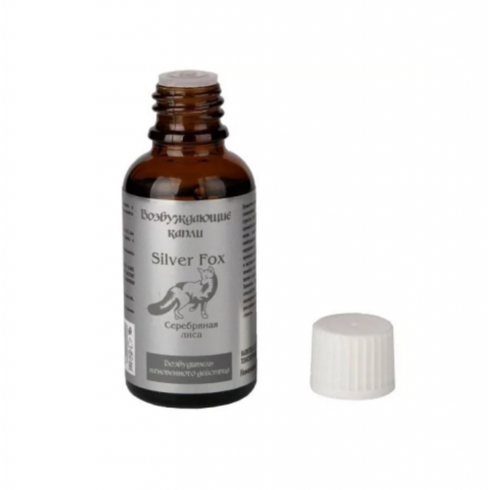 Возбуждающие капли Silver Fox 30 мл.