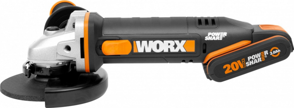 Угловая шлифмашина аккумуляторная Worx WX803