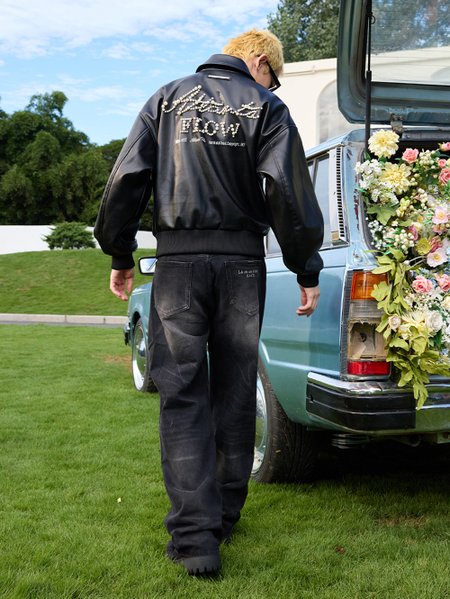 Кожаная куртка HARSHandCRUEL "Atlanta Flow" Leather Jacket