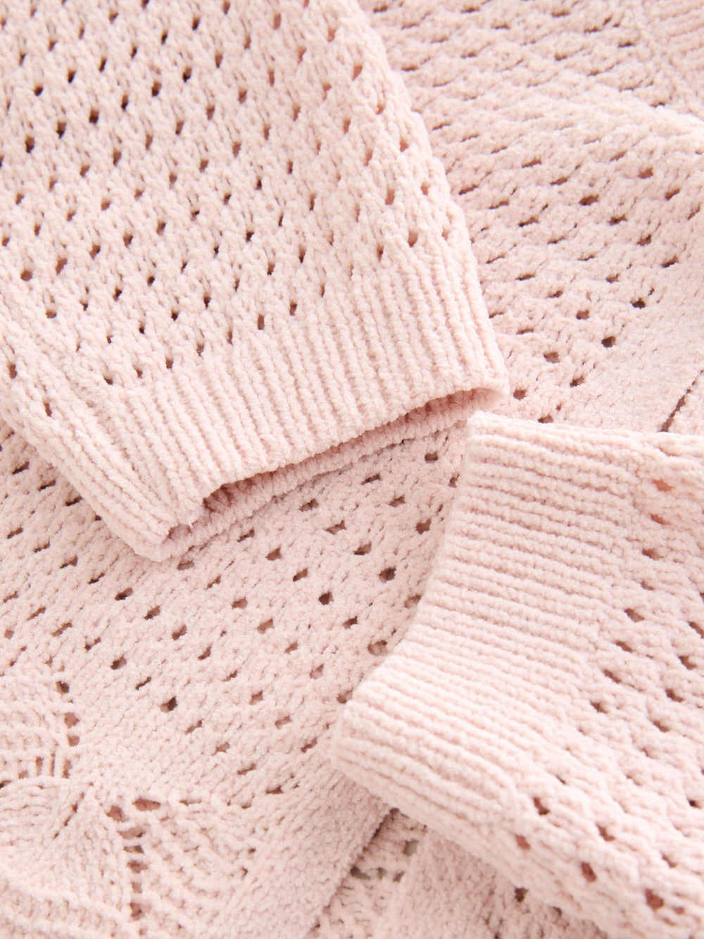 Кардиган вязаный для девочки Next E25-052, Розовый