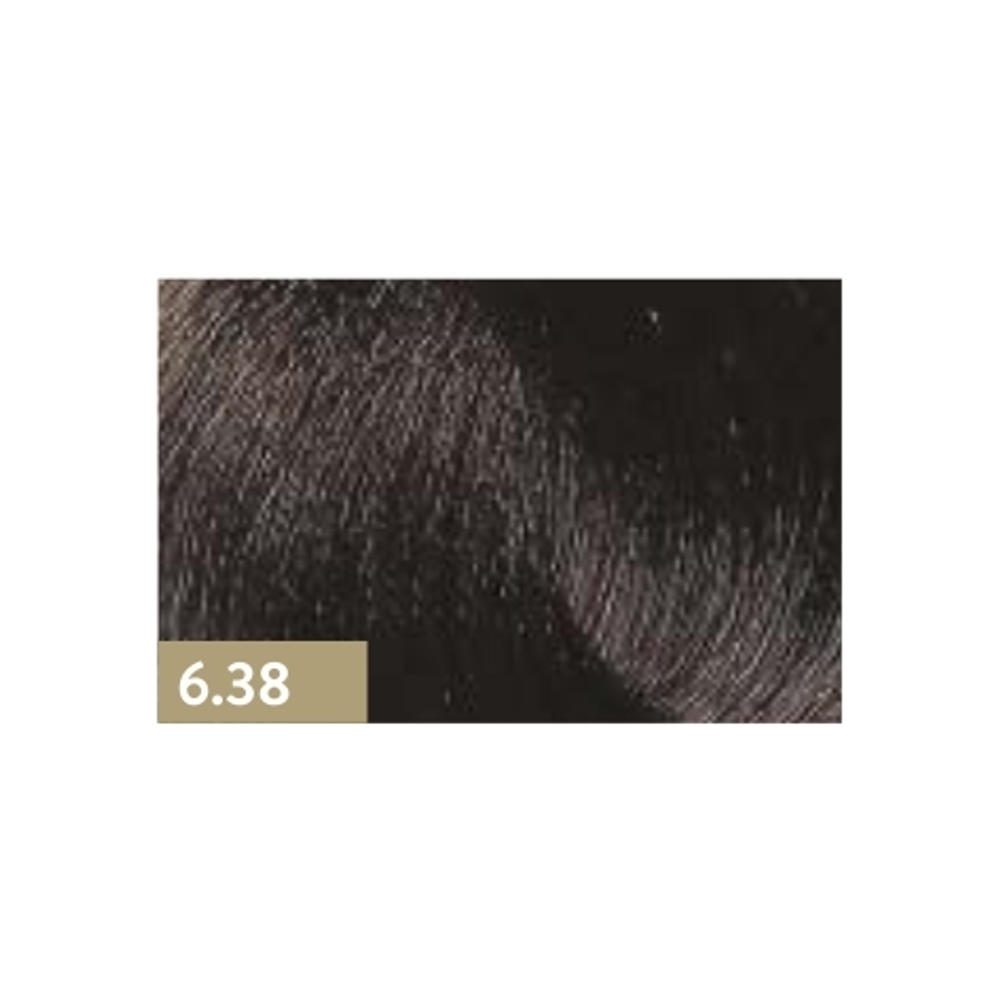 6.38 крем-краска KAARAL Baco Color Soft темный блондин золотисто-коричневый - 100 мл.