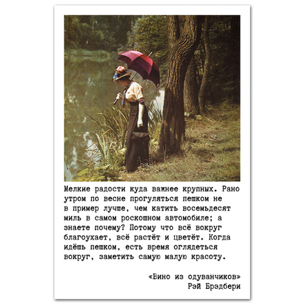 Рэй Брэдбери. Про маленькие радости