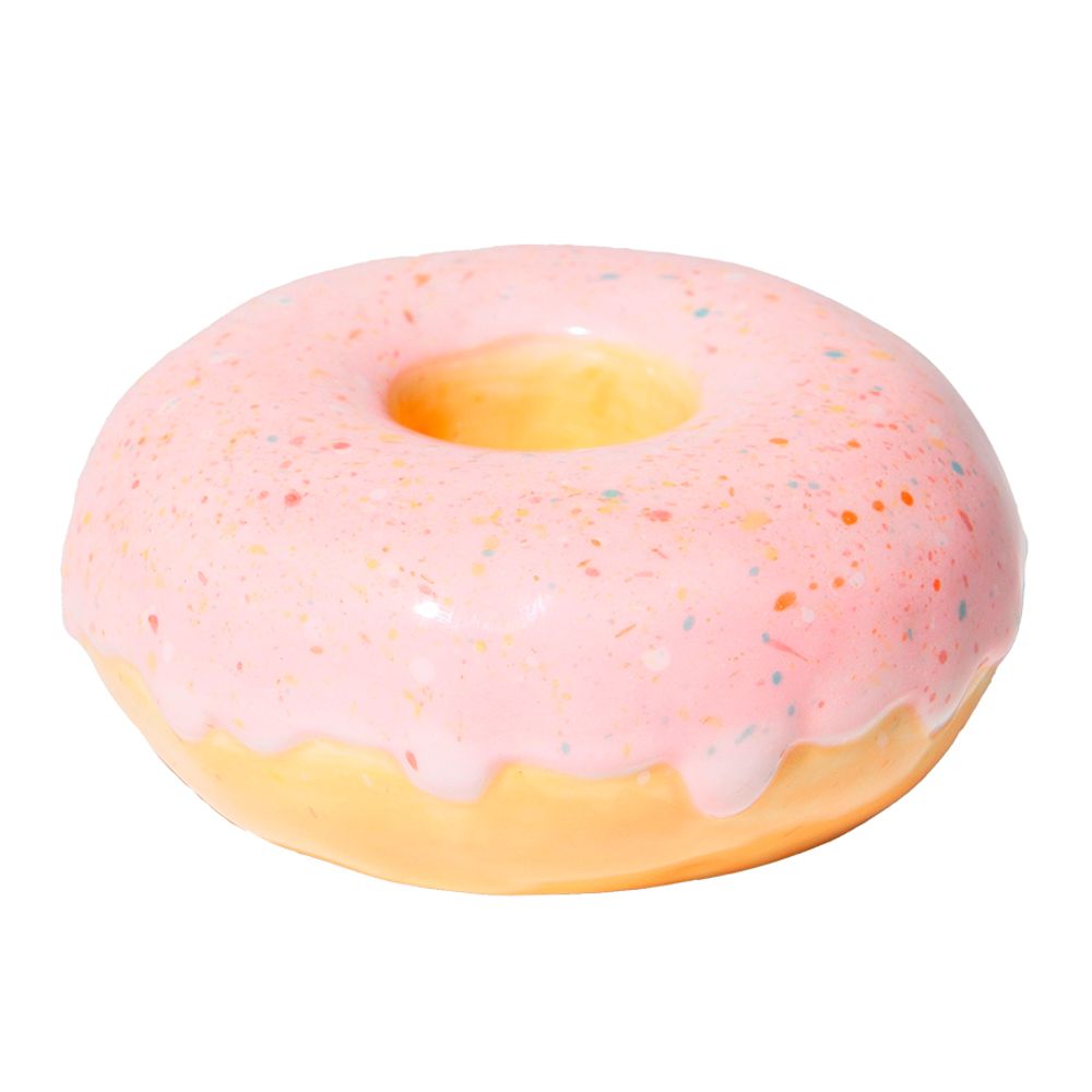 Подсвечник Fast food, Donut, Ø7 см, розовый