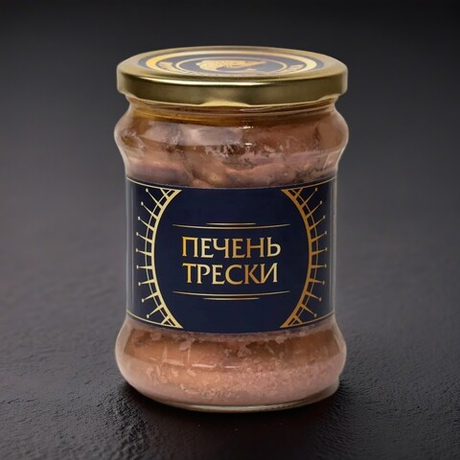 Печень трески, Мурманск, 500г