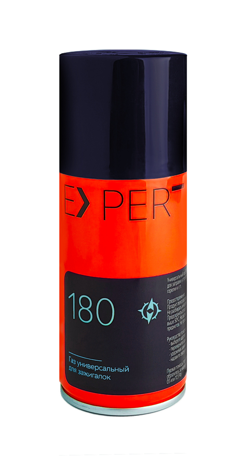 Газ для зажиг. EXPERT мет.бал.180 мл  (1*24)