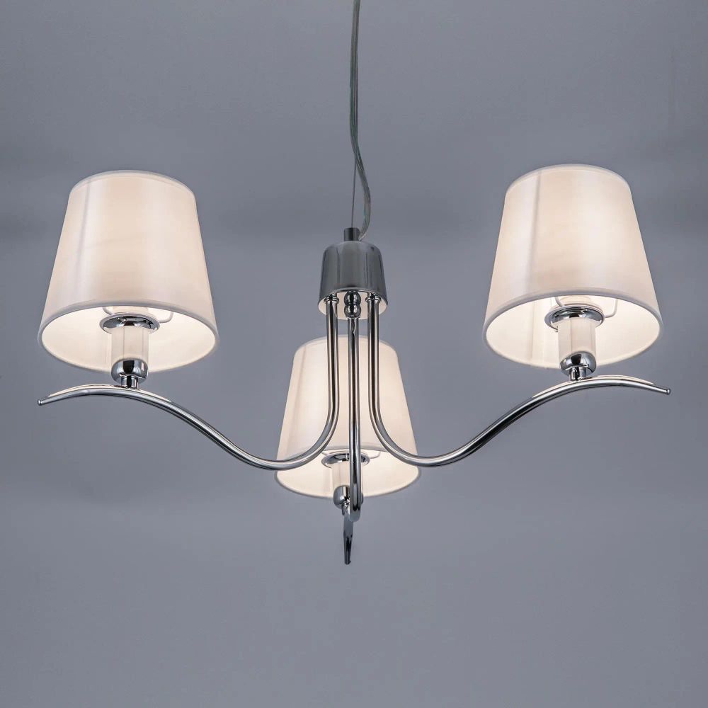 Citilux Эмма CL439131 Люстра подвесная с абажурами Хром