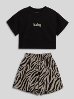 Летний костюм зебра для девочки