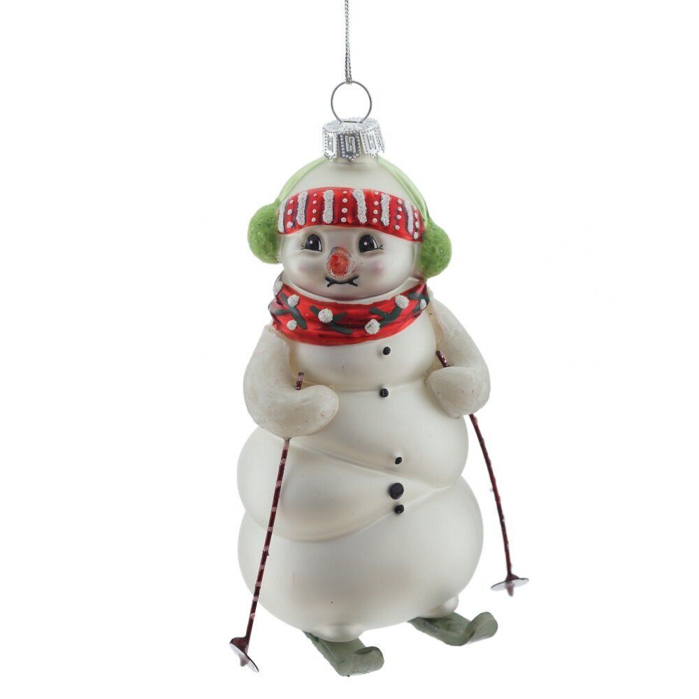 GAEM Украшение новогоднее "Снеговик", L8 W6 H13,5 см