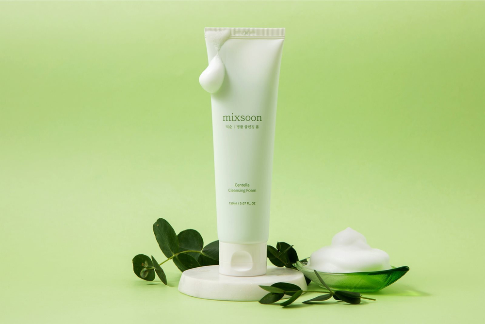 mixsoon Centella - успокаивающая очищающая пенка для чувствительной кожи /   150  ml  / GTIN 8809732910807