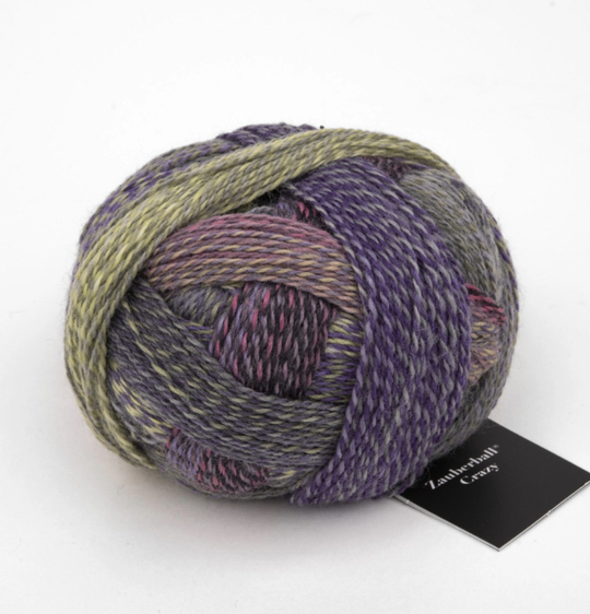 Пряжа Crazy Zauberball (2514/Тайный советник), 420м/100гр