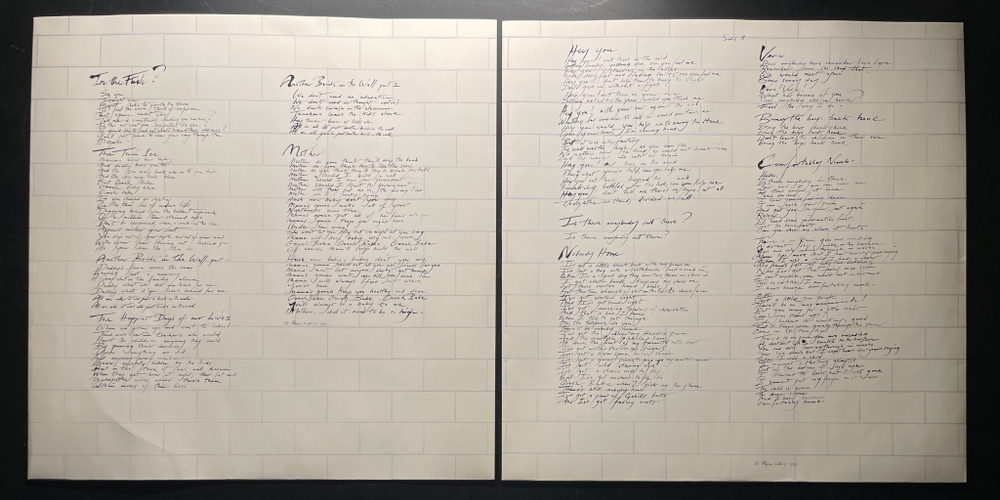 Pink Floyd - The Wall 2LP (Швеция 1979г.)