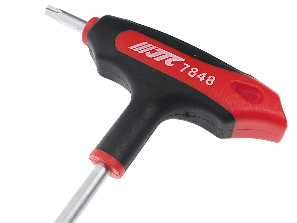Ключ TORX Т-образный T30H с отверстием JTC