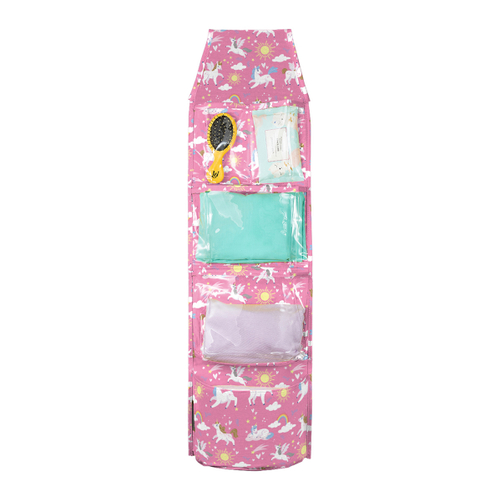 Кармашки для детского сада на липучке. Единороги принт