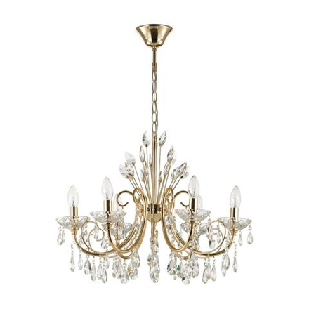 4977/6 HALL ODL23 627 золотой/хрусталь Люстра E14 6*40W VERSIA