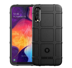 Чехол для Samsung Galaxy A50 (Galaxy A30S, A50S) цвет Black (черный), серия Armor от Caseport