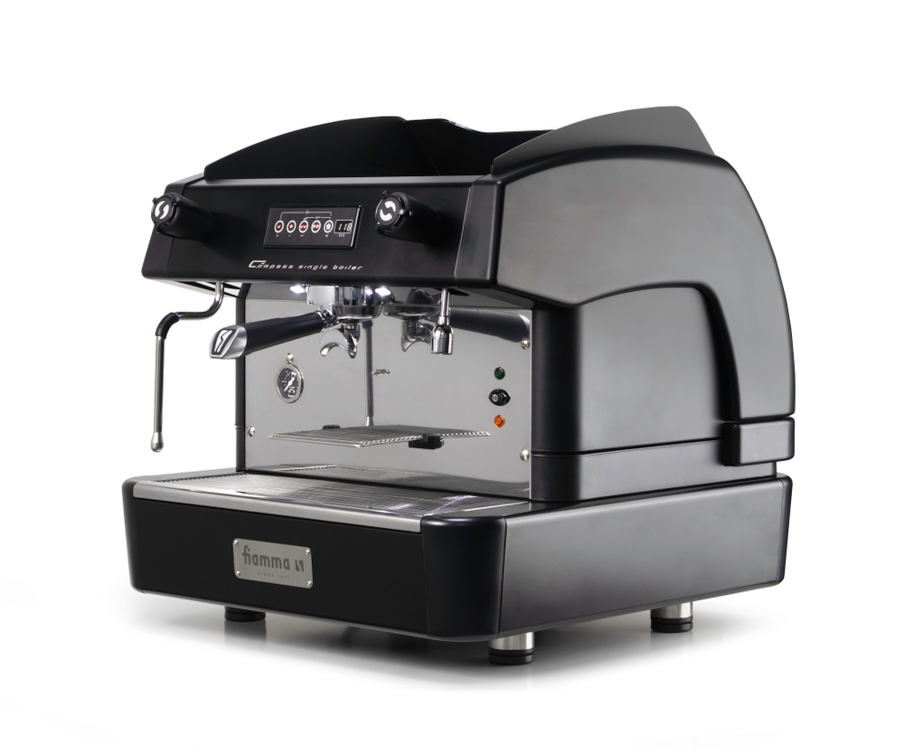 Кофемашина рожковая FIAMMA COMPASS 1 SE TC BLACK (автомат, 1 группа)