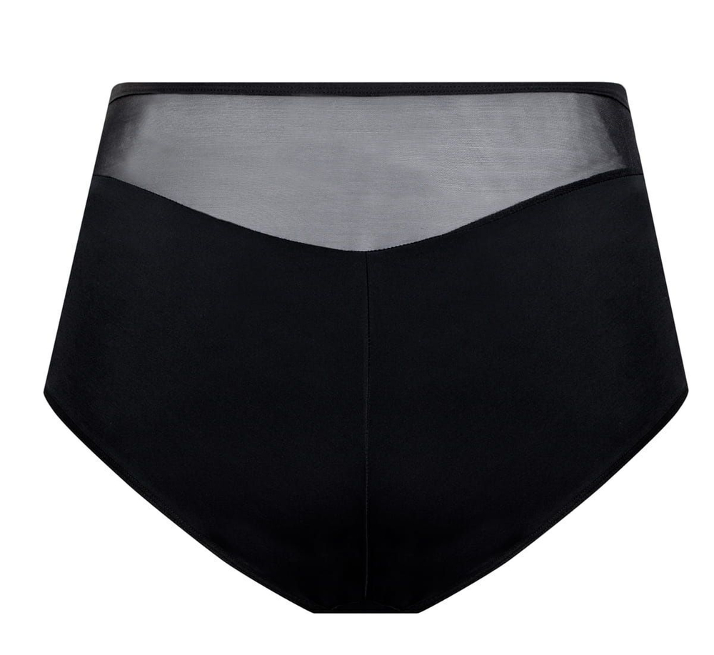 Трусики Livia с вышивкой (Размер: M) (Цвет: черный)