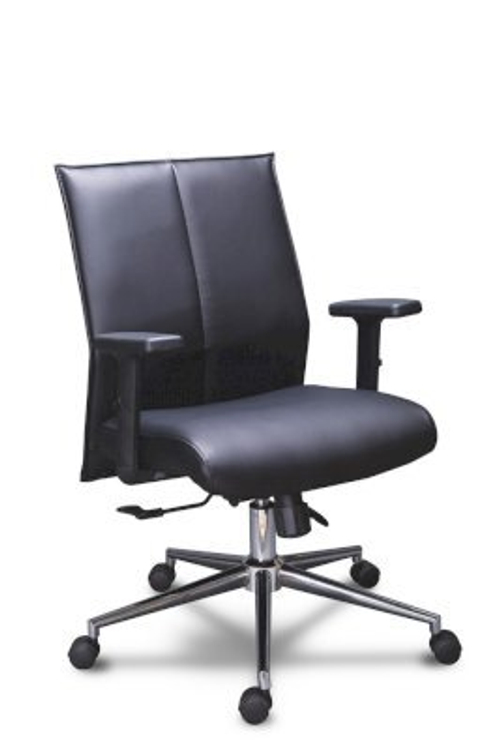 Кресло для руководителя ЛИНК RSJ ХРОМ КОРОТКИЙ