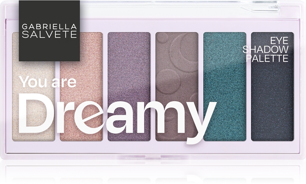 Gabriella Salvete Eyeshadow 6 Shades Palette - Палетка теней для век: палетка теней для век оттенок You are Dreamy, 12 g