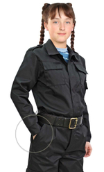 Костюм Патриот детский цв. чёрный