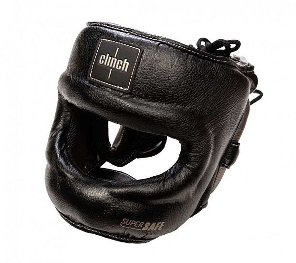 Шлем для единоборств с бампером Clinch Face Guard черно-бронзовый C149