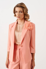 1873 Жакет женский (персиковый)