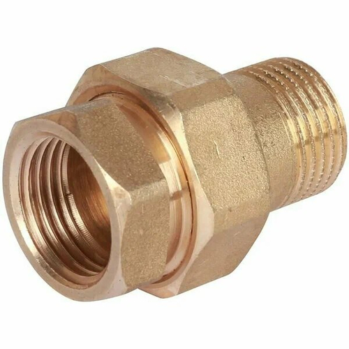 Американка латунь 1/2 внутр.р. с пласт. кольцом