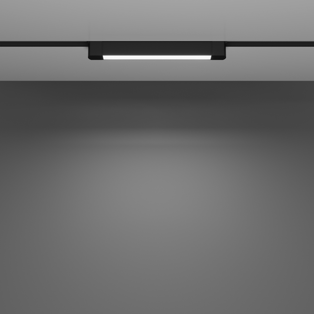 Трековый однофазный светодиодный светильник Maytoni Unity Basis Rot TR104-1-10W3K-B