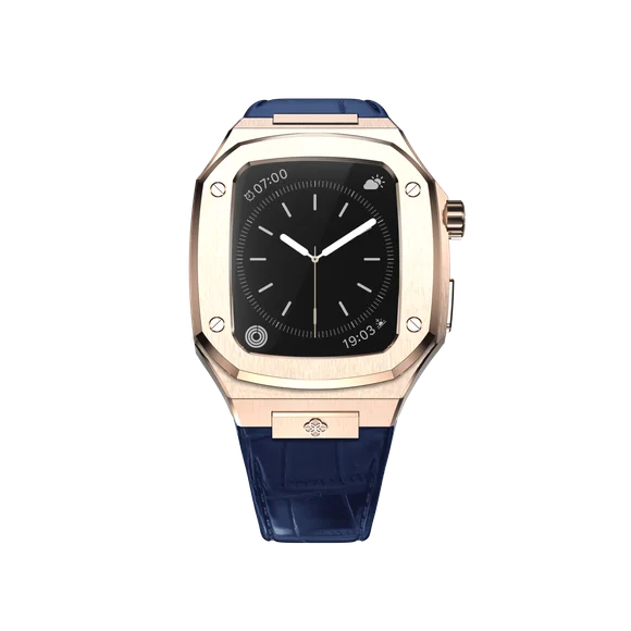 Корпус для Apple Watch - CL44 - Rose Gold / Blue