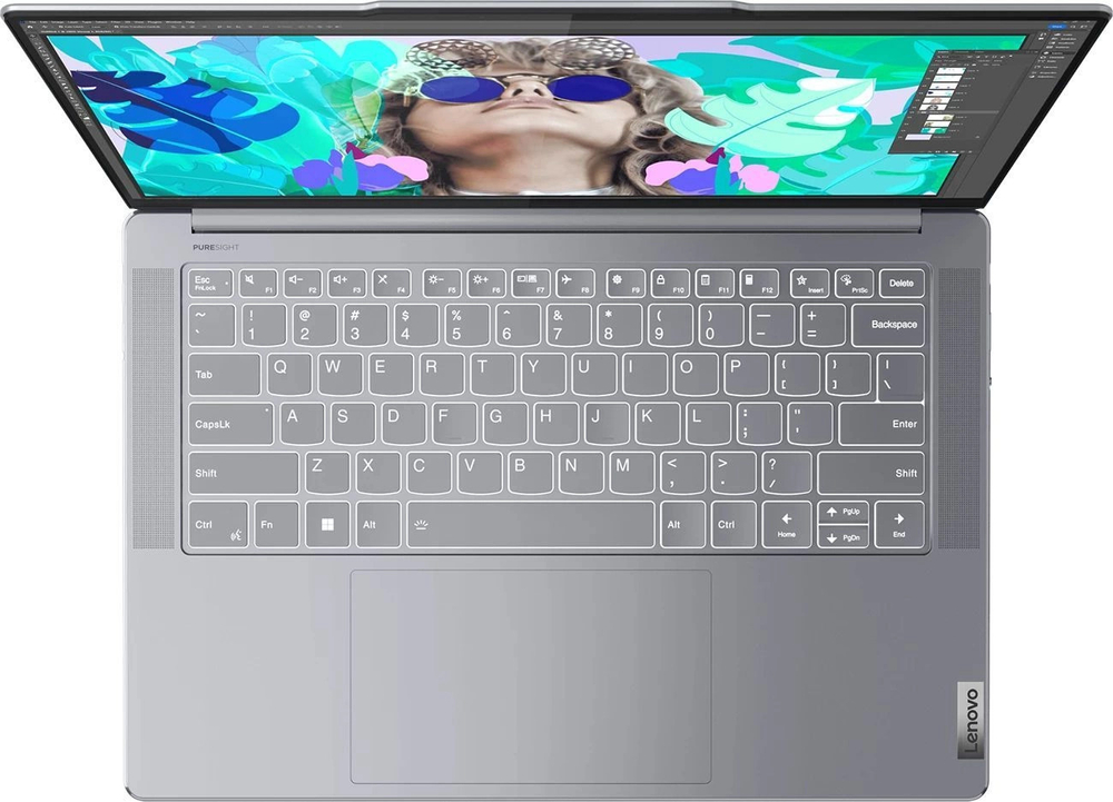 Ноутбук  Lenovo Yoga Slim 7 14APU8 14.5 ", Ryzen 5, 16 Гб RAM, 512 Гб SSD, Radeon 760M, Серый