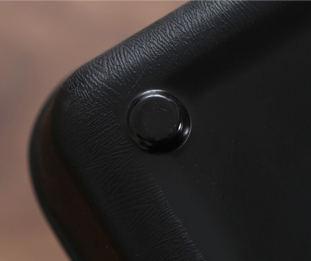 242097.1 Чабань ЖИДКОЕ СТЕКЛО "Горы и море" круглая, d=25см, бамбук+пластик натуральный/черный