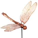 Фигура на спице «Волшебная стрекоза» 60 см, Бронза