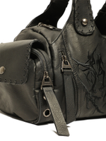 Сумка Faux Leather Embroidered