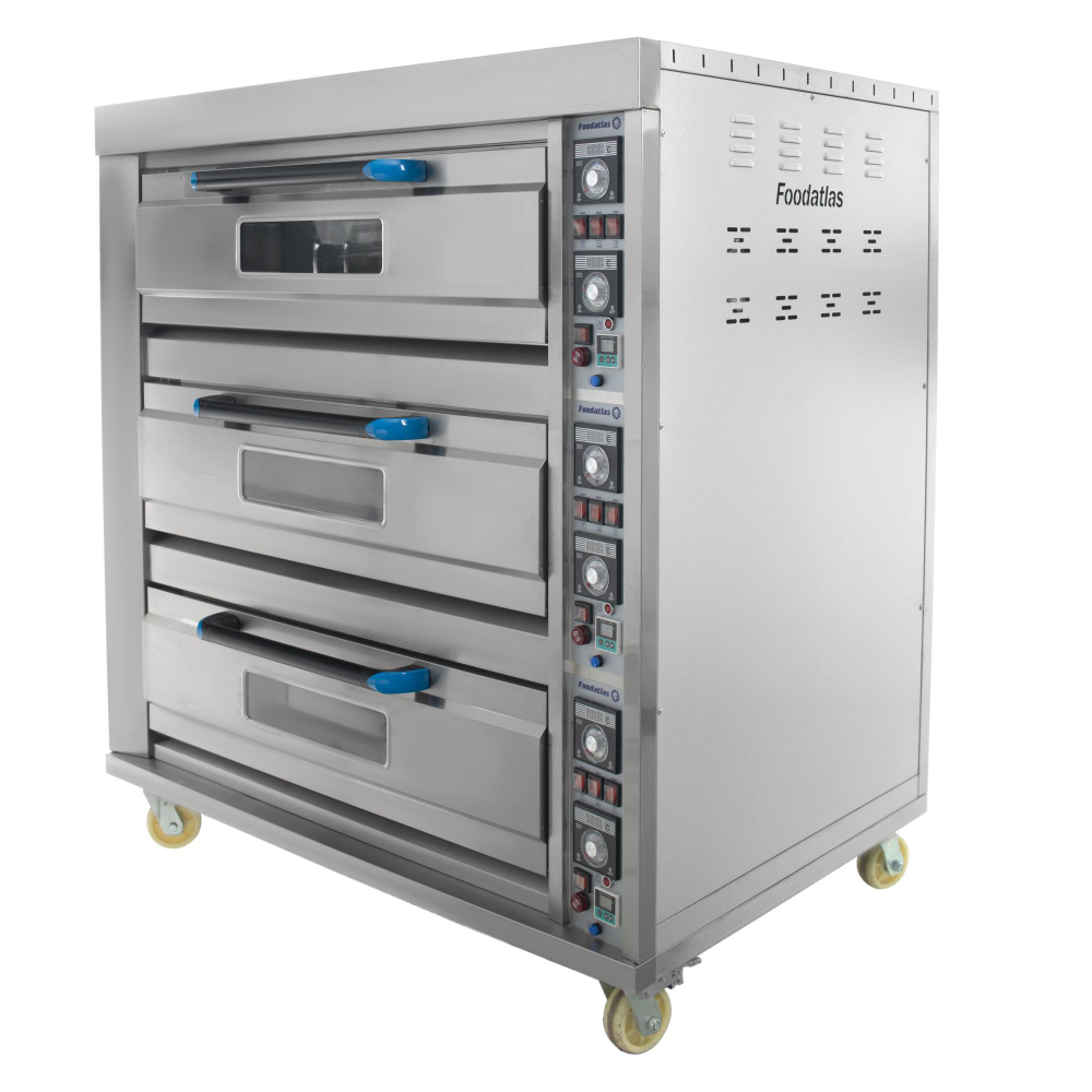 Печь хлебопекарная электрическая ярусная HEO-750/3 Foodatlas