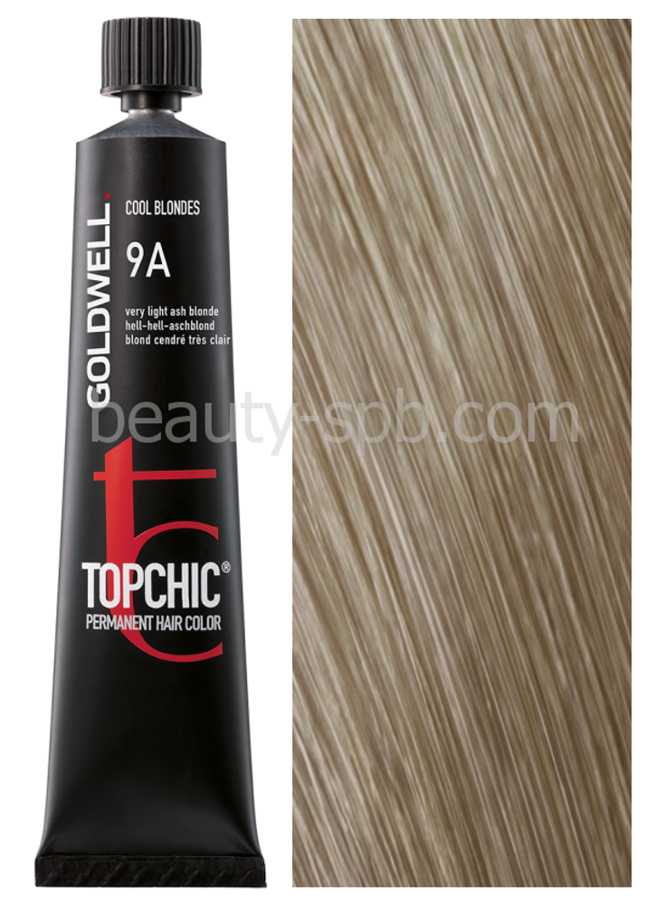 Goldwell Topchic 9A очень светло-русый пепельный 60 мл