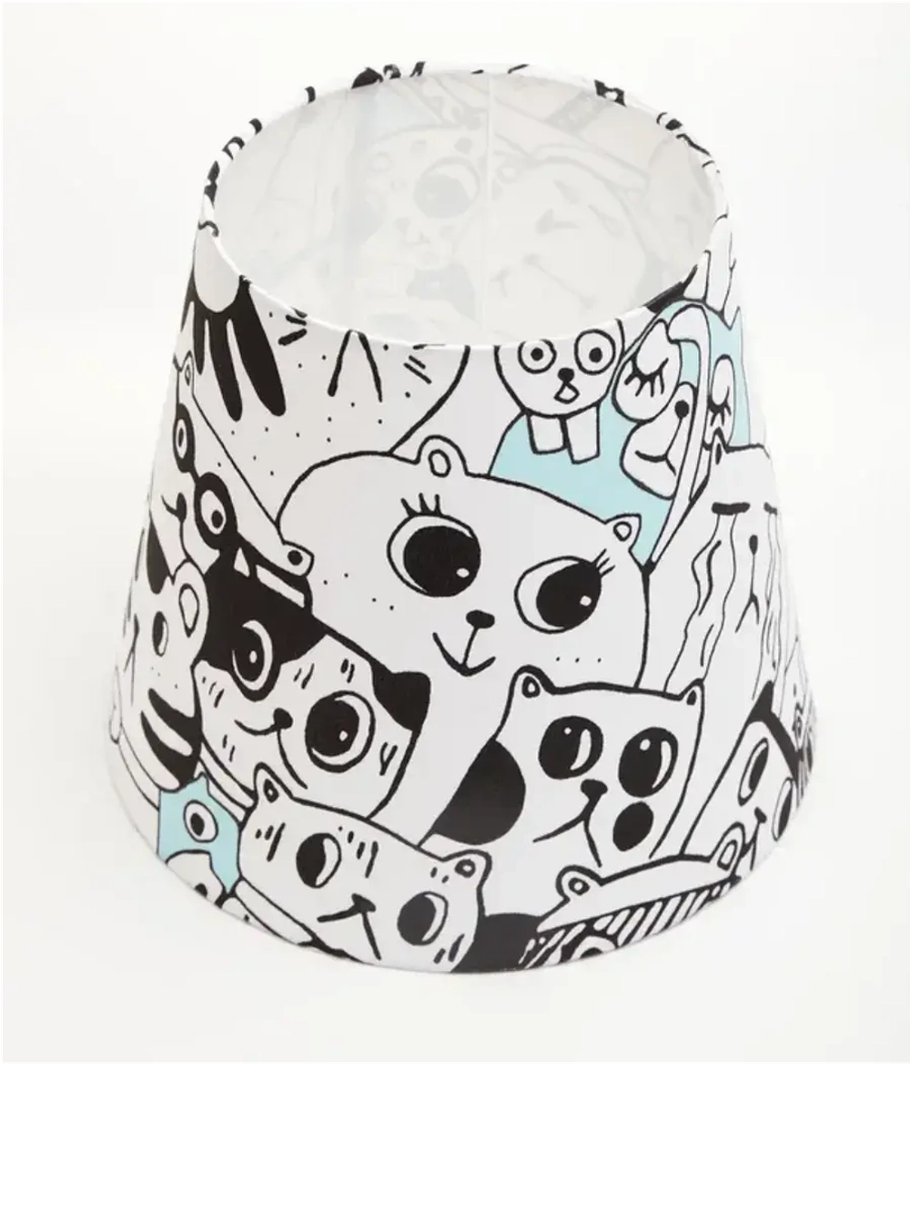 Абажур для торшера e27 тканевый декоративный