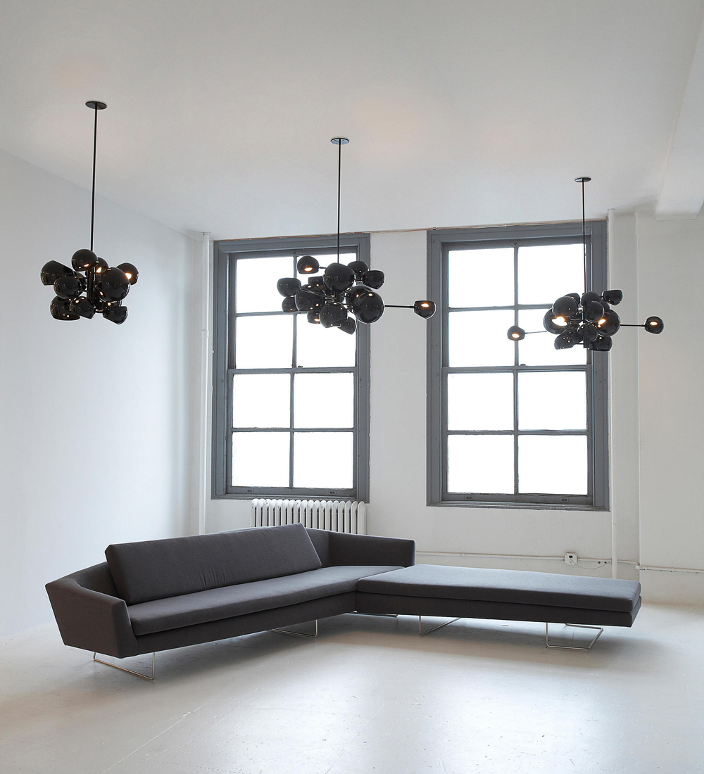 Ceiling design lamp  Kopra Burst No 433 by David Weeks Studio (White)