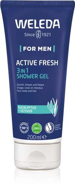 Weleda Men - гель для душа /   200  ml  / GTIN 7611916153600