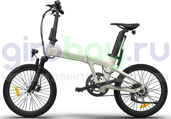 Электровелосипед ADO A20S LITE (36V/9,6Ah) - Слоновая кость фото №3