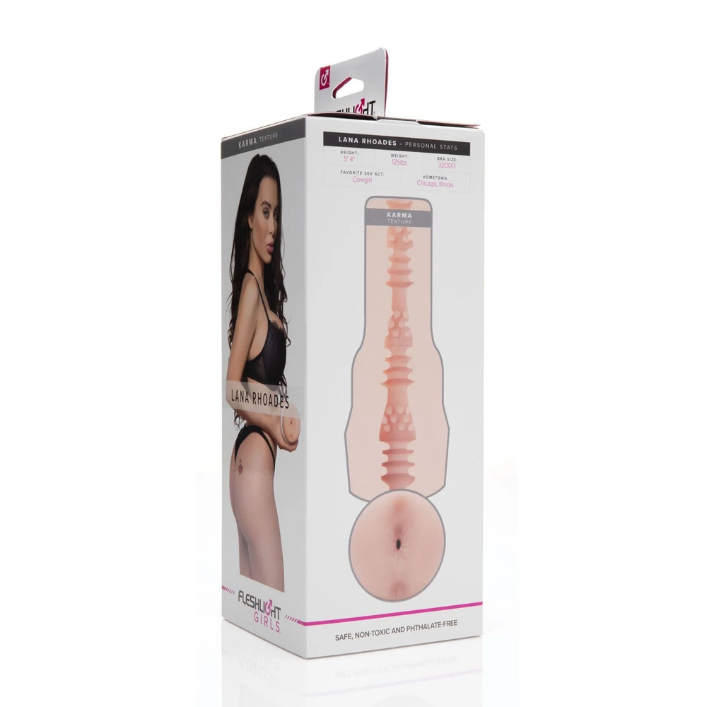 Мастурбатор-анус Fleshlight Girls - Lana Rhoades Karma (Цвет: телесный)