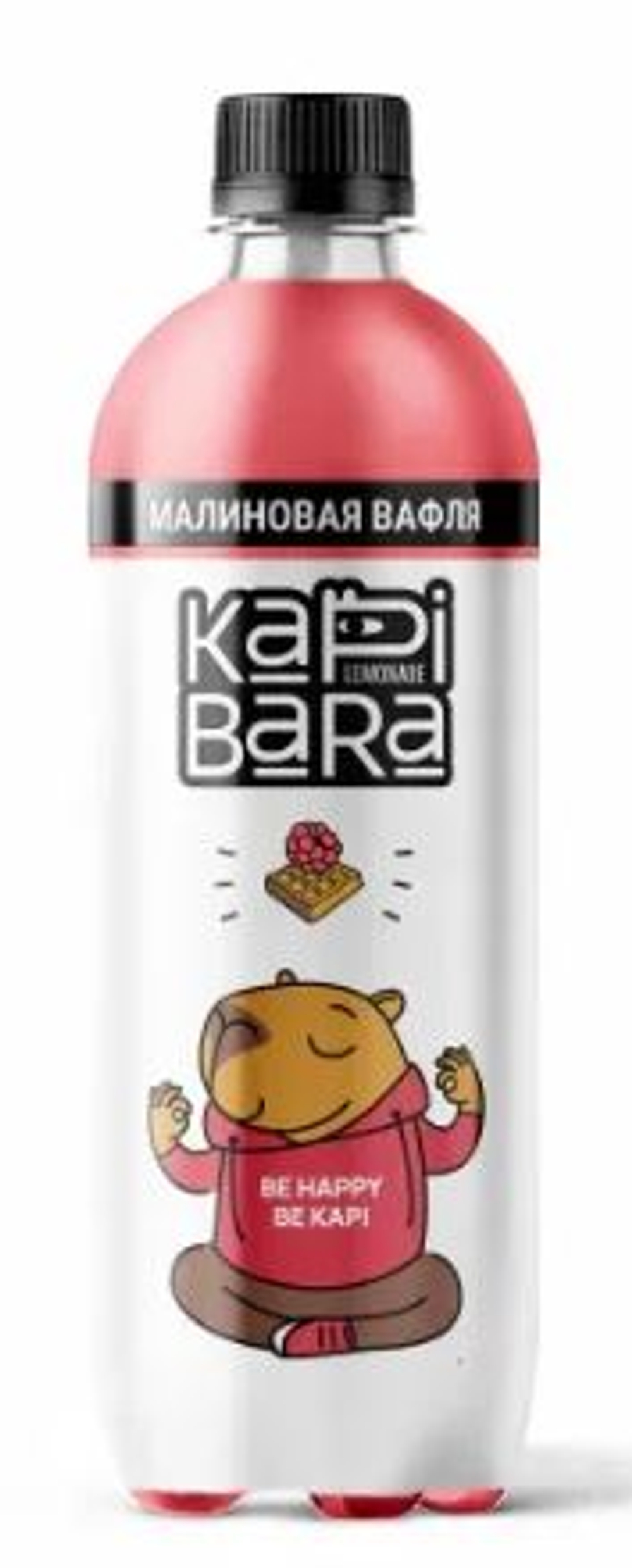 Капибара МАЛИНОВАЯ ВАФЛЯ 0,5/12 ПЭТ
