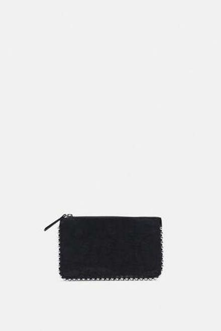 ZARA СУМКА С ЗАКЛЕПКАМИ, ЧЕРНЫЙ