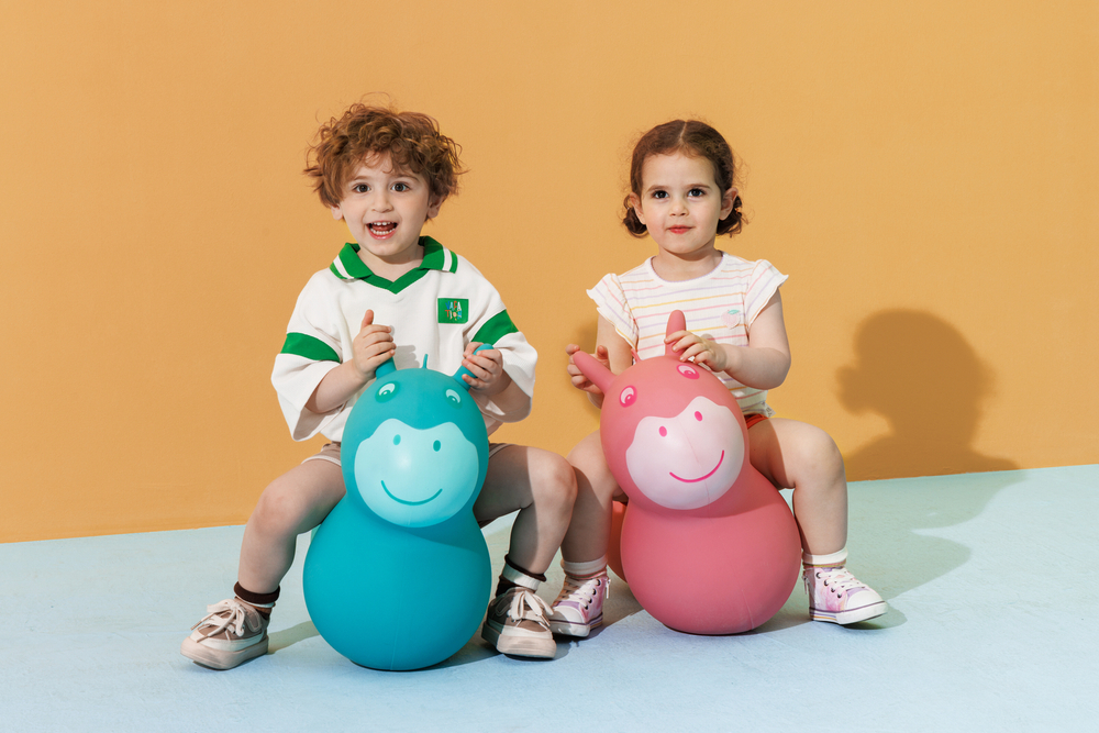 Надувной прыгун-каталка Micro Air Hopper II, аква